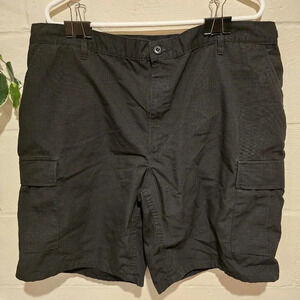 Mens Propper Tactical Cargo 6 Pockets Shorts Black XL EUC.